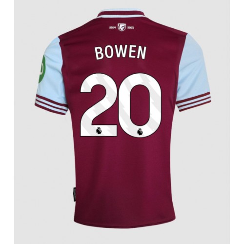 Moški Nogometni dresi West Ham United Jarrod Bowen #20 Domači 2024-25 Kratek Rokav